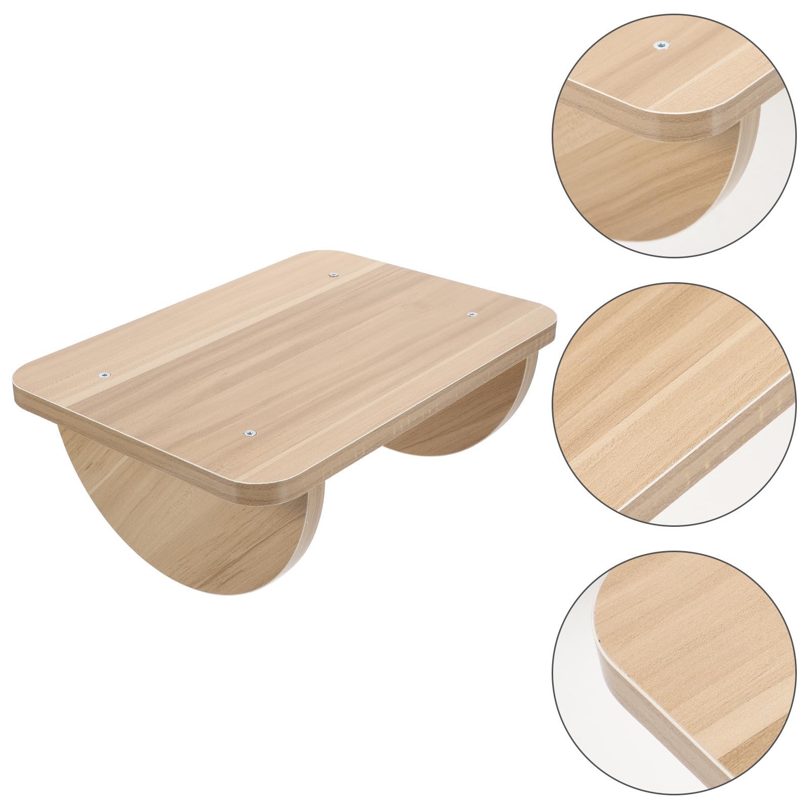 SOLUSTRE Reposapiés Textura Confiable y Alivio de Presión para Oficina de Madera Debajo del Escritorio Taburete Simple Color Aleatorio Adecuado para Casa y Trabajo
