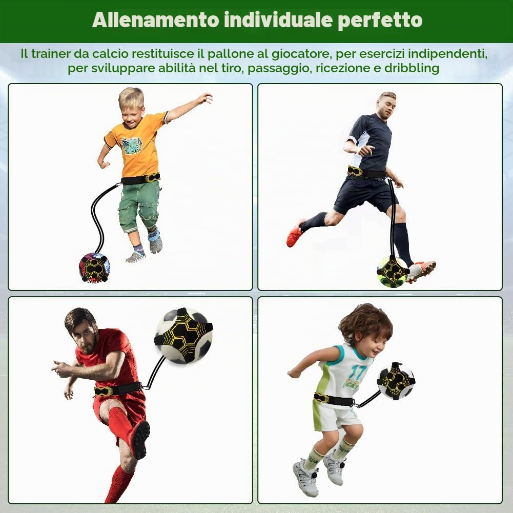 Tappetino da Calcio 60 x 90 cm, Tappetino per Esercizi di Passo, Allenamento di Controllo della Palla, Tappetino Antiscivolo, Regalo per Bambini e Amanti del Calcio
