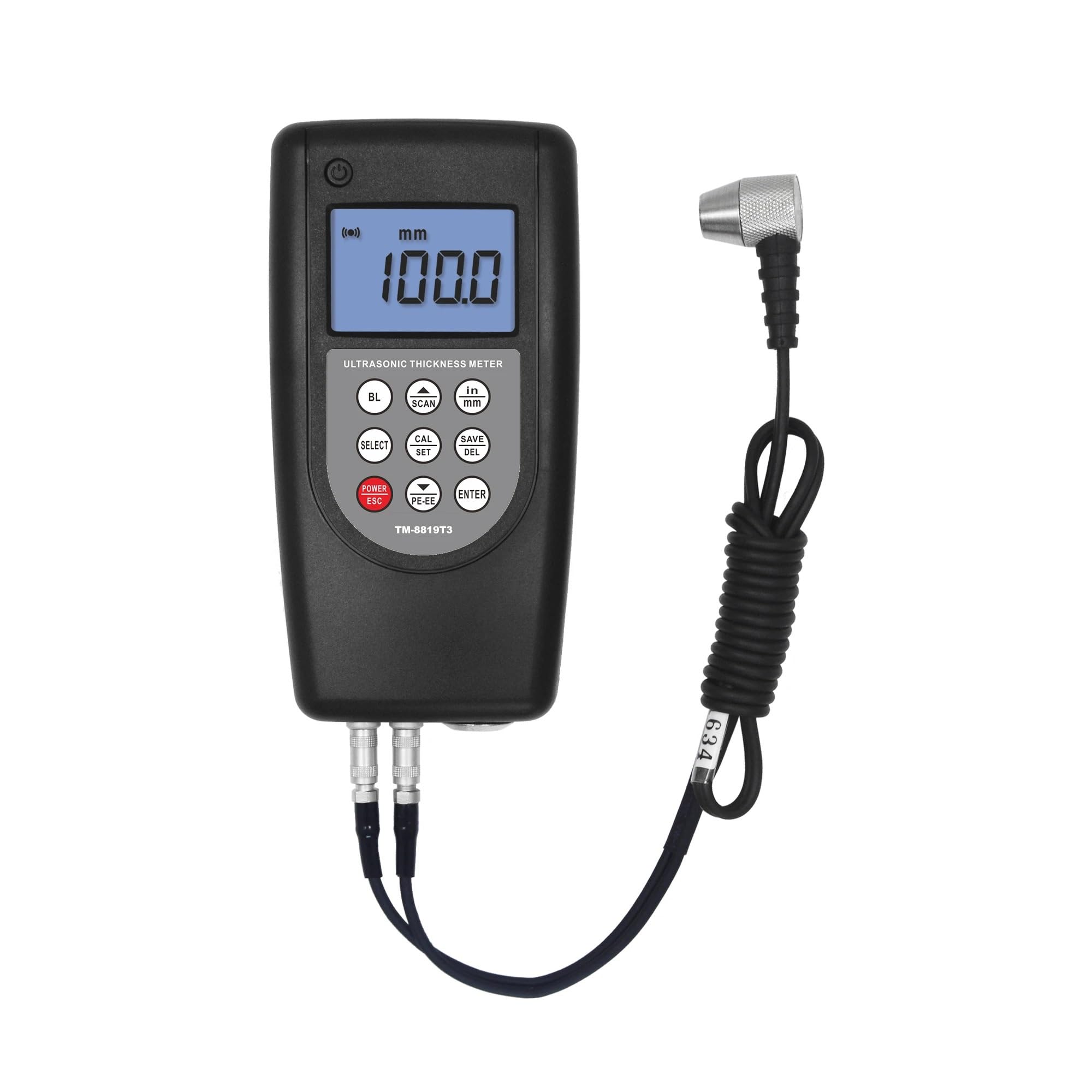 CVFRDD TM-8819-T3 Through Coating Ultrasonic Thickness Gauge Meter