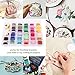 Embroidery Floss 100 Colors Friendship Bracelet String Embroidery Thread with 40 Pcs Cross Stitch Tools