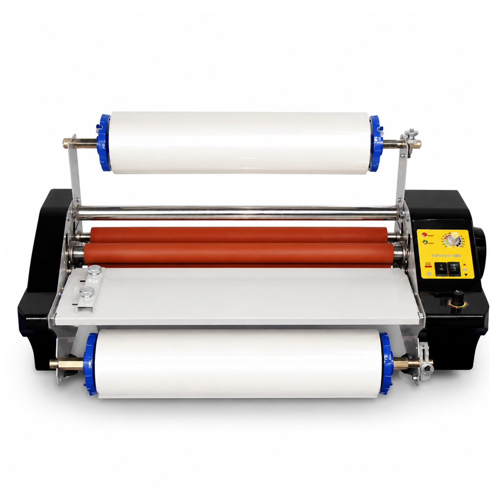 TYH Plastifieuse Thermique 35 Cm, avec Pochettes De Plastification, Large Plage De Température Réglable De 0 À 200 °c, Plastification Simple Et Double Face pour Photos, Cartes, Recettes