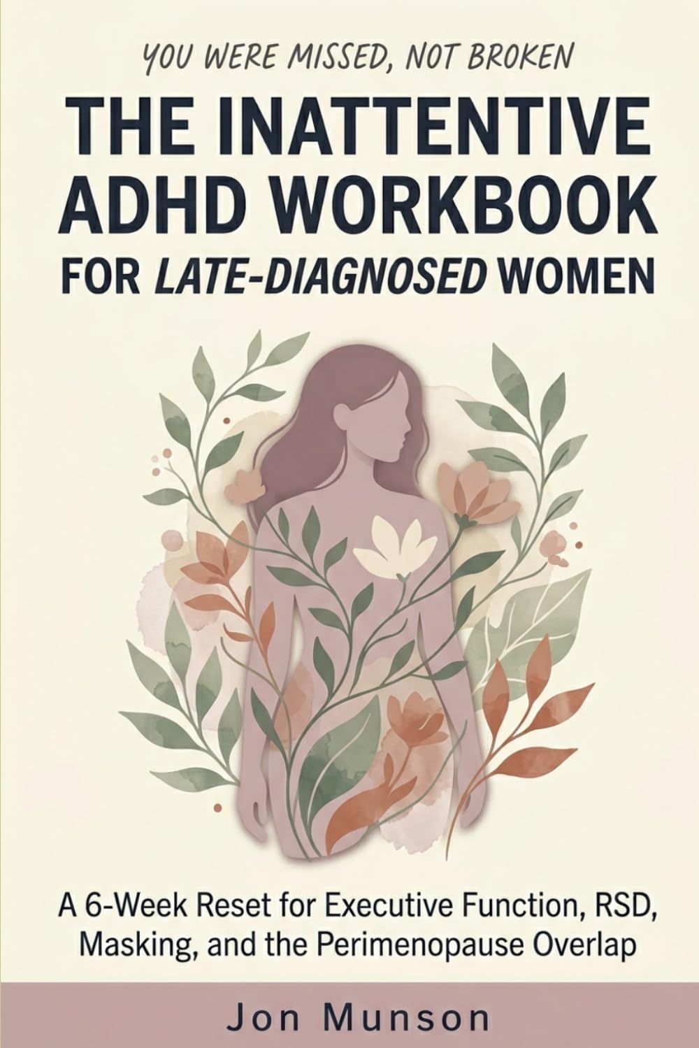 The Inattentive ADHD Workbook for Late-Diagnosed Women: A 6-Week Reset for Executive Function, RSD, Masking, and the Perimenopause Overlap