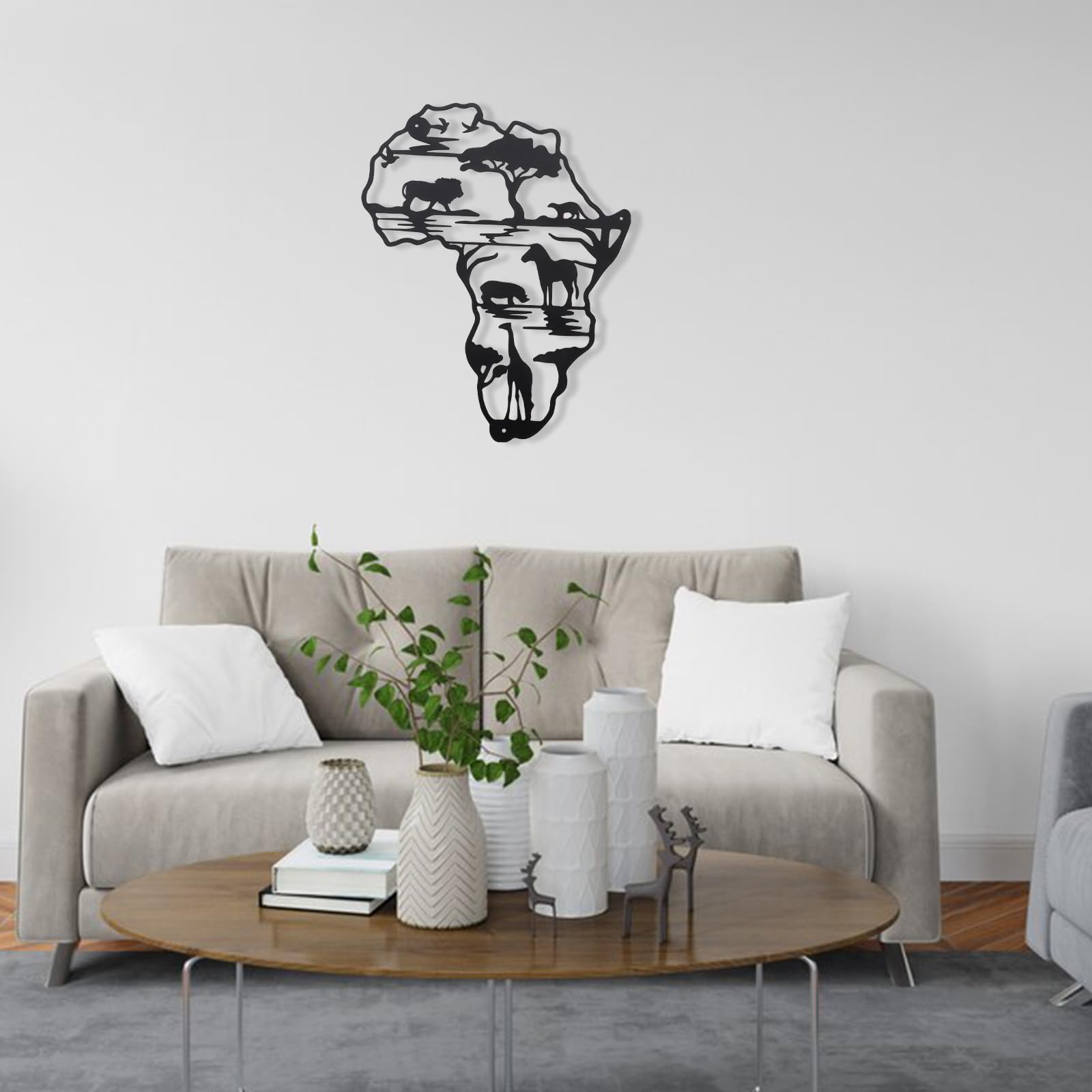 Feather Metal Wall Decoration - Image 4