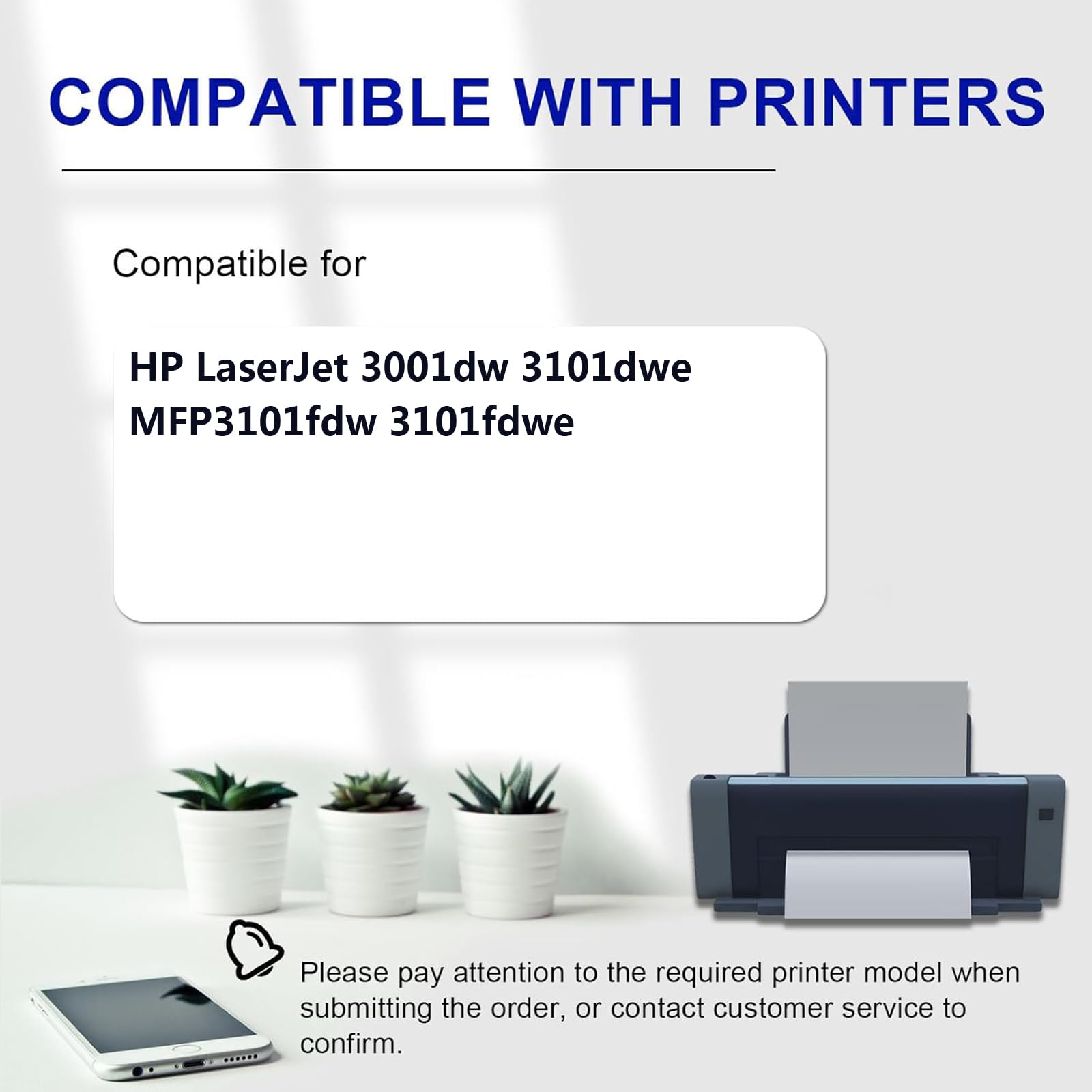 Cartuccia Toner Sostitutiva W1380X per HP LaserJet 3001dw 3101dwe MFP3101fdw 3101fdwe Stampanti, 4000 Pagine,2*Black