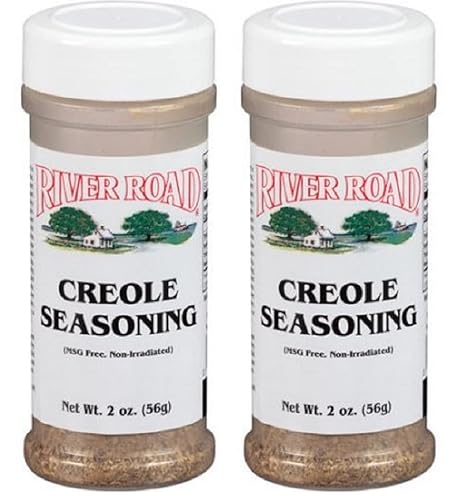 River Road Condimento criollo, batidores de 2 onzas (muy baja sal, sin mezcla MSG, paquete de dos)