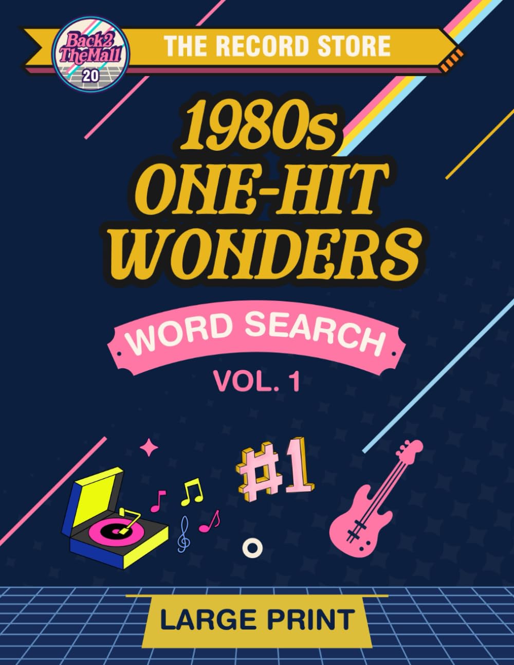 Record Store: One-Hits Wonders of the 1980s -- Vol 1: Large Print Word Search for Adults