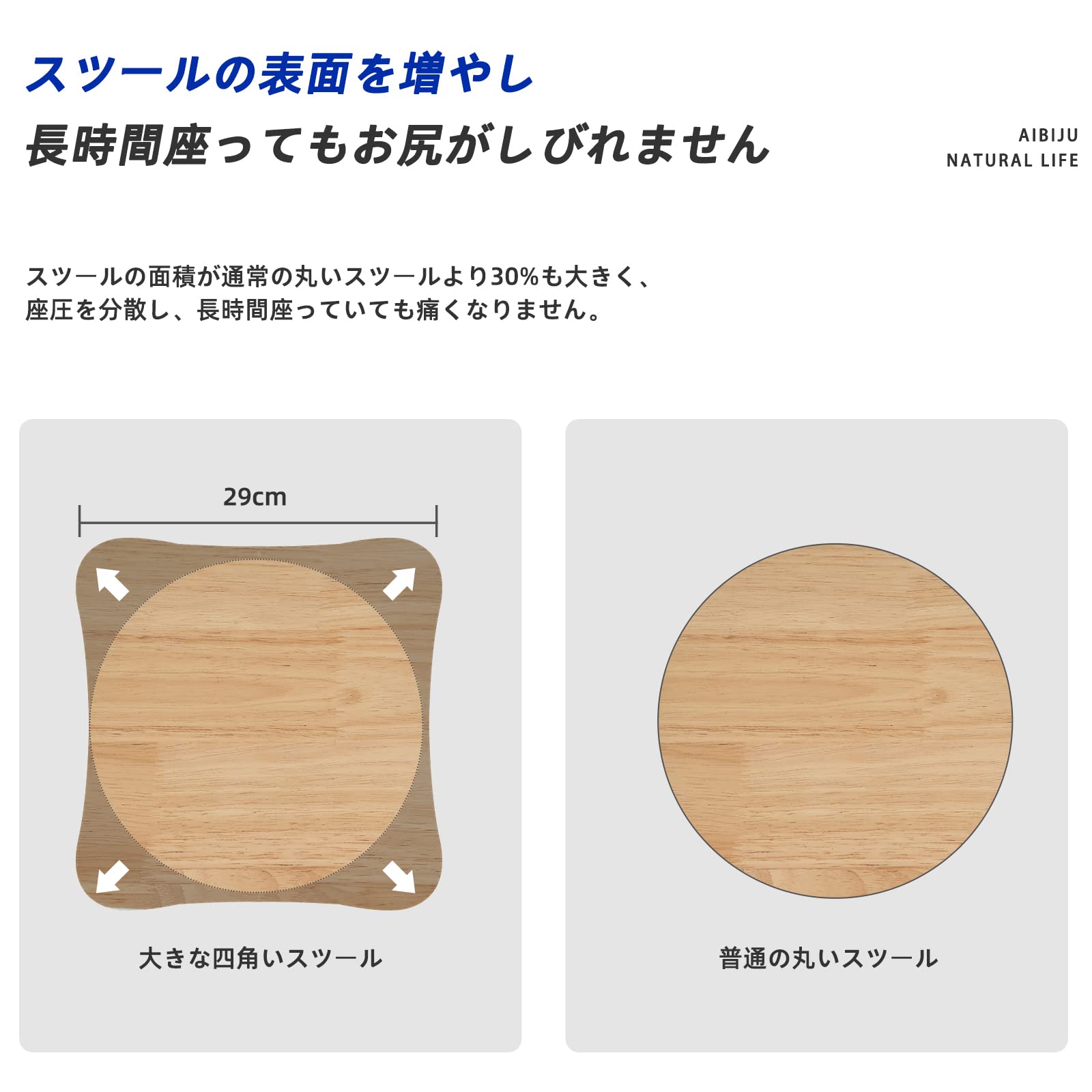 Amazon.co.jp: Aibiju 木製 スツール 踏み台 ミニテーブル 小さい 万能 