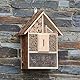 CKB LTD Großes Insektenhotel aus natürlicher Holzrinde, für Bienen, Marienkäfer, Schmetterlingshaus, Holz, Außenunterstand, Gartennest, Garten, Haus, Outdoor-Lebensraum, groß, 30 x 10 x 39 cm