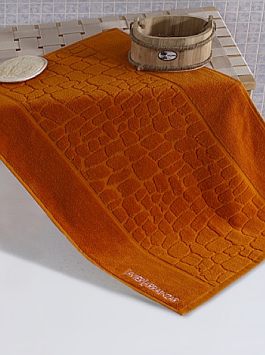Javier Larráinzar Alfombrilla de Baño Versalles Naranja 50 x 80 cm