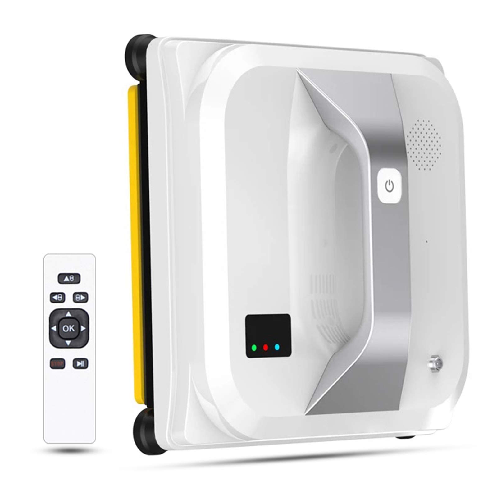YIHAOWindow Cleaning Automatic Robot, Vacuum Robot for Indoor/Outdoor Glass Window Cleaning, Portable Automic Pane Cleaning Robot with Remote Control, Edge Detection