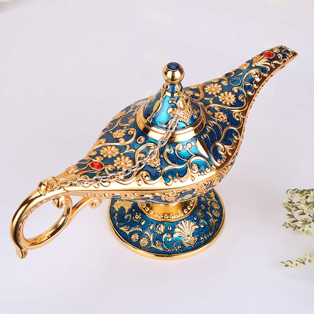 ANQIA Vintage Aladdin Magic Genie Lamp Light for Home Party
