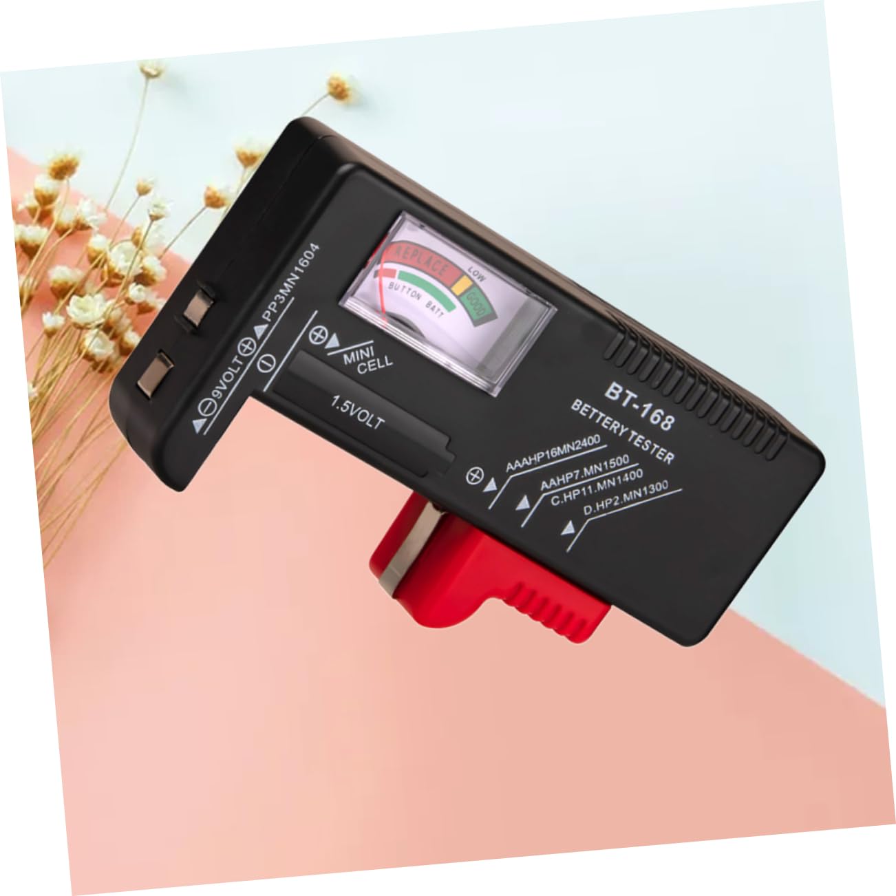 HOMSFOU 8stücke Tragbarer Batterietester Mit Lcd-anzeige Einfach Ablesbarer Spannungsprüfer Für Batterien Wie Aa Aaa Knopfzellen Für Schnelle Kapazitätsprüfung