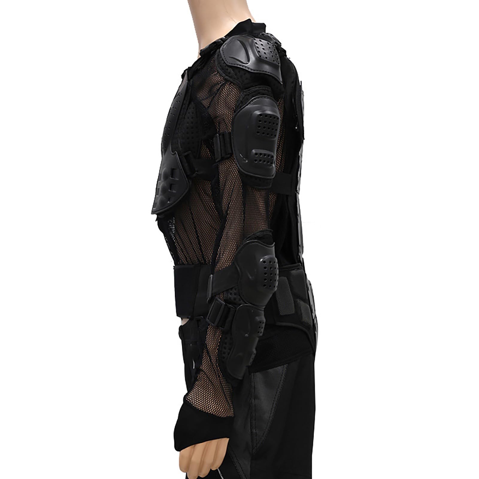 Giacca Da Moto Integrale Da Uomo Con Protezione Dorsale Rimovibile, Armatura Pettorale In PVC, Tessuto A Rete Traspirante, Ideale Per Motocross, Dirt Bike E ATV