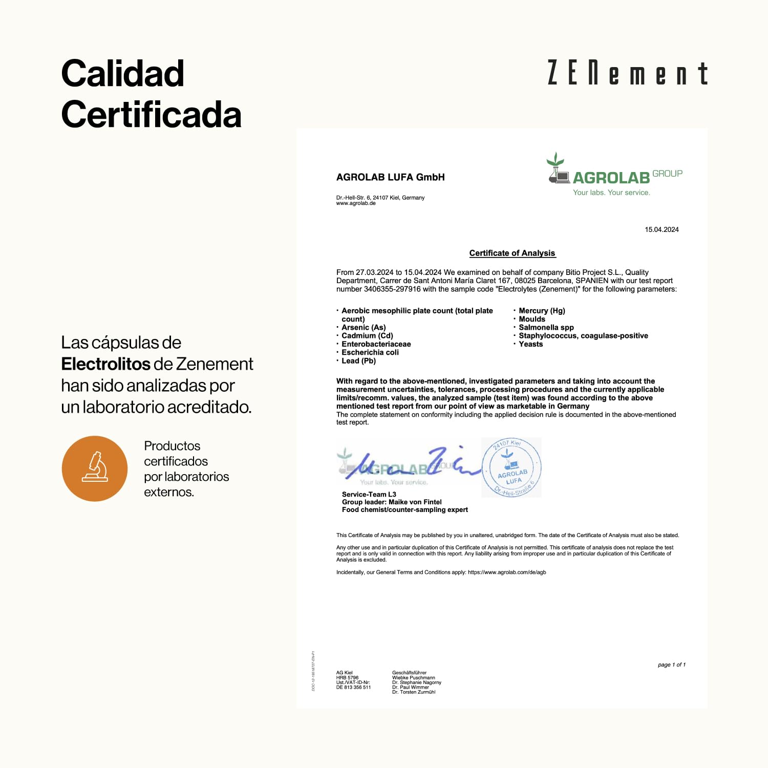 Electrolitos - Sales Minerales: Sodio, Magnesio, Potasio, Calcio - 120 Cápsulas Vegetales - Para Deporte, Equilibrio de los Electrolitos - Sin gluten, Sin azúcar - Electrolitos keto - Zenement