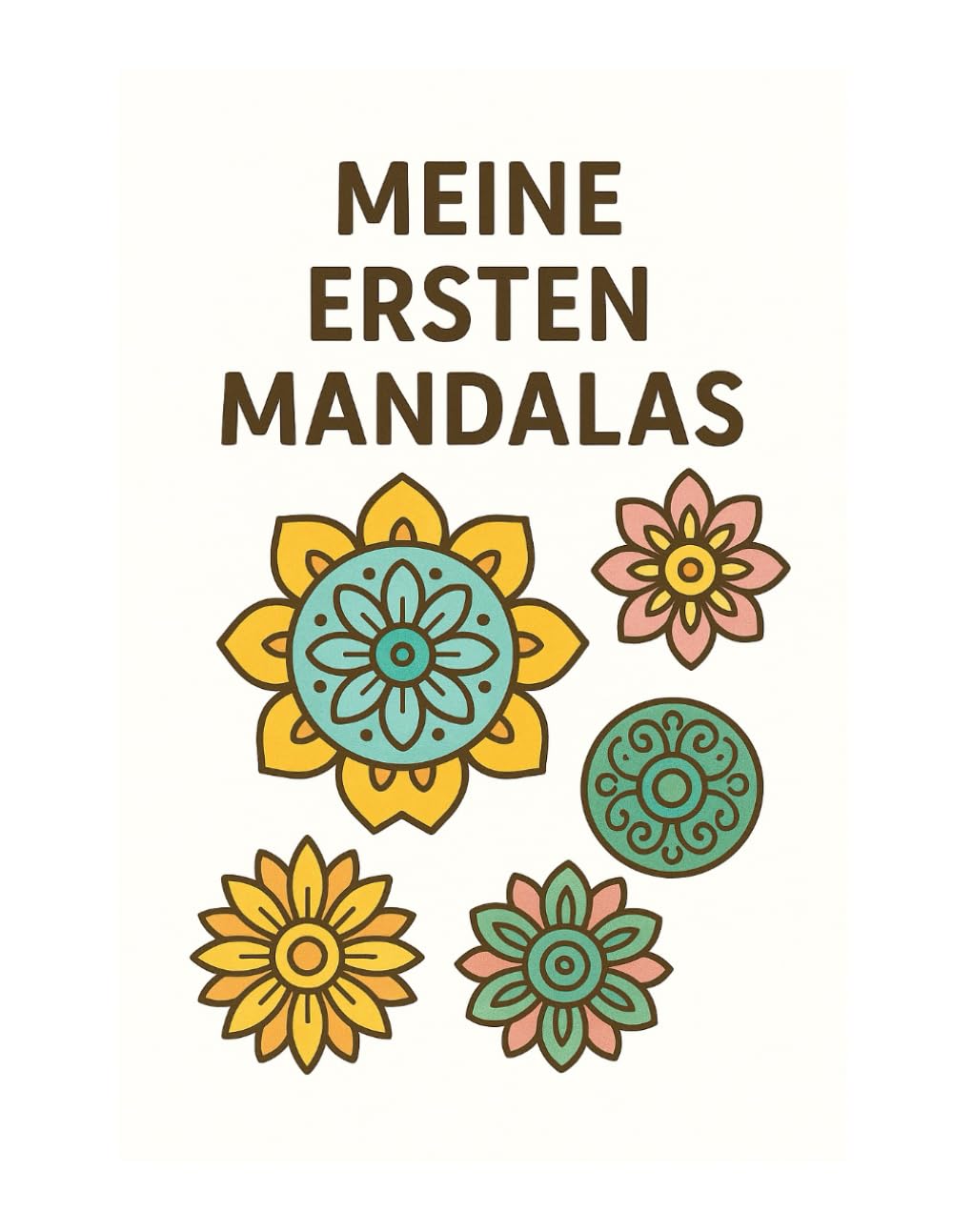Meine ersten Mandalas – Malbuch für Kinder ab 3 Jahren: Einfache, große und kindgerechte Mandalas – perfekt für kleine Künstler