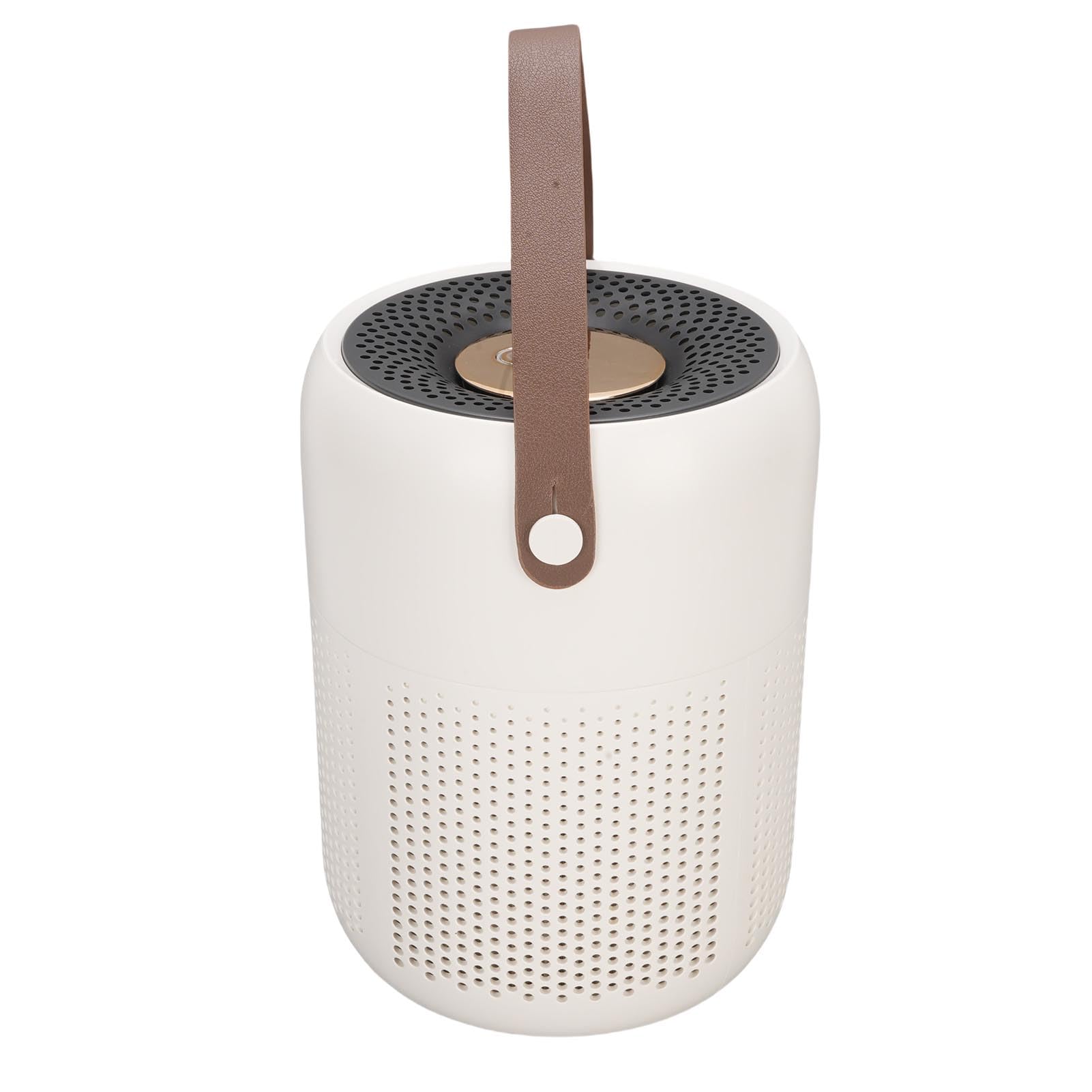 Purificatore D'aria Domestico Purificatore D'aria da Tavolo con Ionizzatore HEPA per Camera da Letto Ufficio Rimuovi PM2.5 Polvere Odore Fumo Ultra Silenzioso