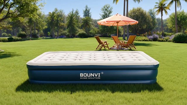 Amazon.co.jp: Bounvi エアーベッド 電動ポンプ内蔵 厚40cm エアベッド