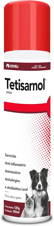 Spray Tetisarnol para Cães