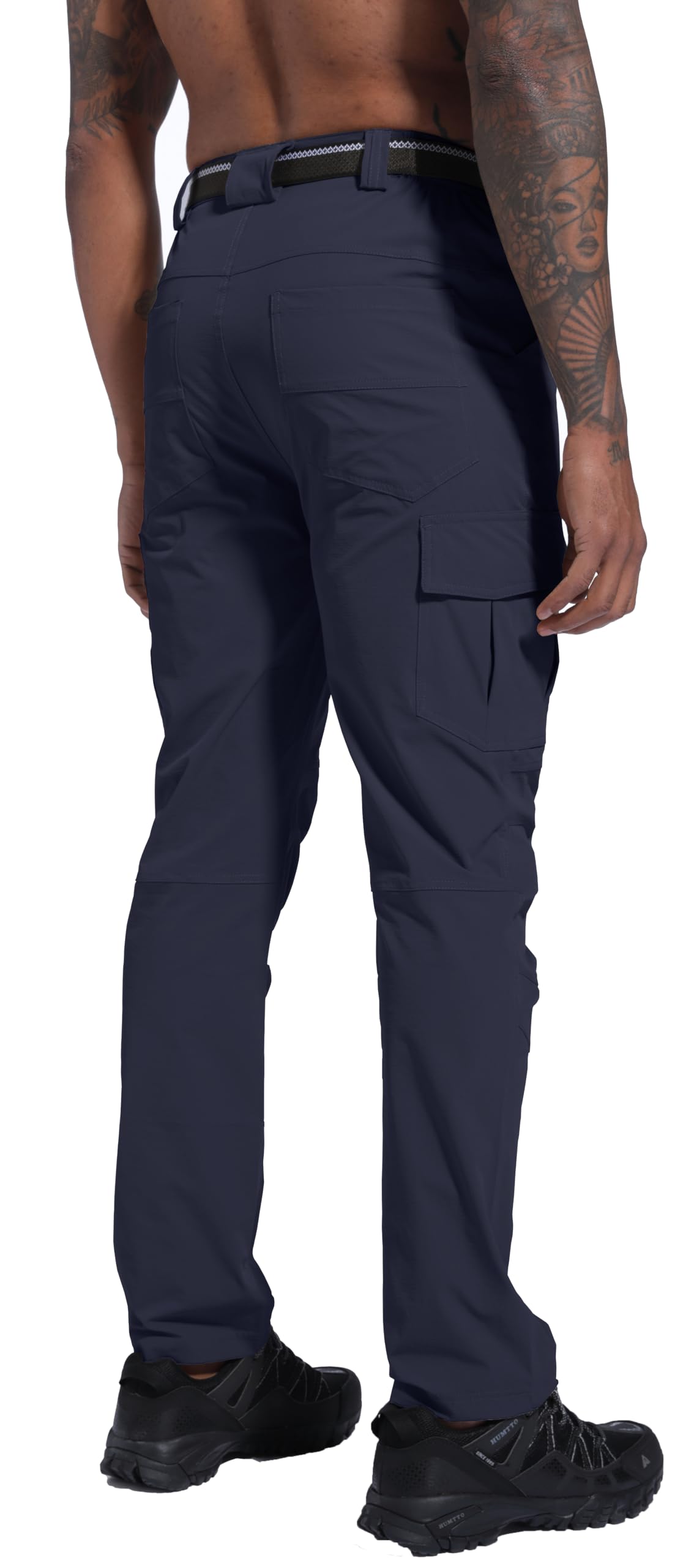 Pantalones de senderismo para hombre, de secado rápido, ligeros, impermeables, para viajes, al aire libre, camping, caza, pesca, trabajo, pantalones cargo