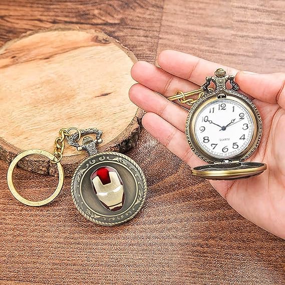 Image of Antique Bronze Pocket Premium Vintage Theme Metallic Home Key Chain & Key Rings | Best Gift for Men, Woman, Boys & Girls on their Special Occassions