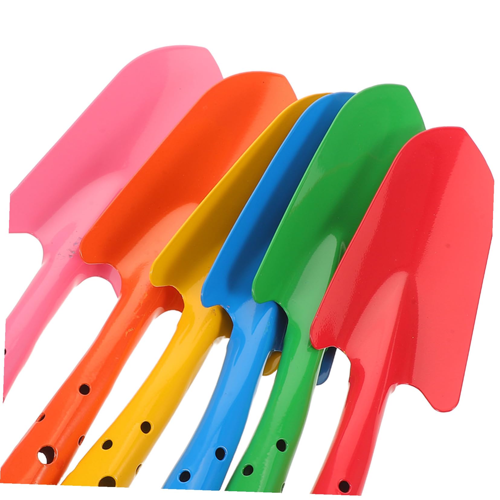Toyvian 18 Szt. Częściowy Małych Metalowych Kielni Ogrodniczych z Antypoślizgowym Uchwytem Do Precyzyjnego Przesadzania Roślin Wewnątrz i Zewnątrz Idealny Do Kwiatowych Rabat i Domowych