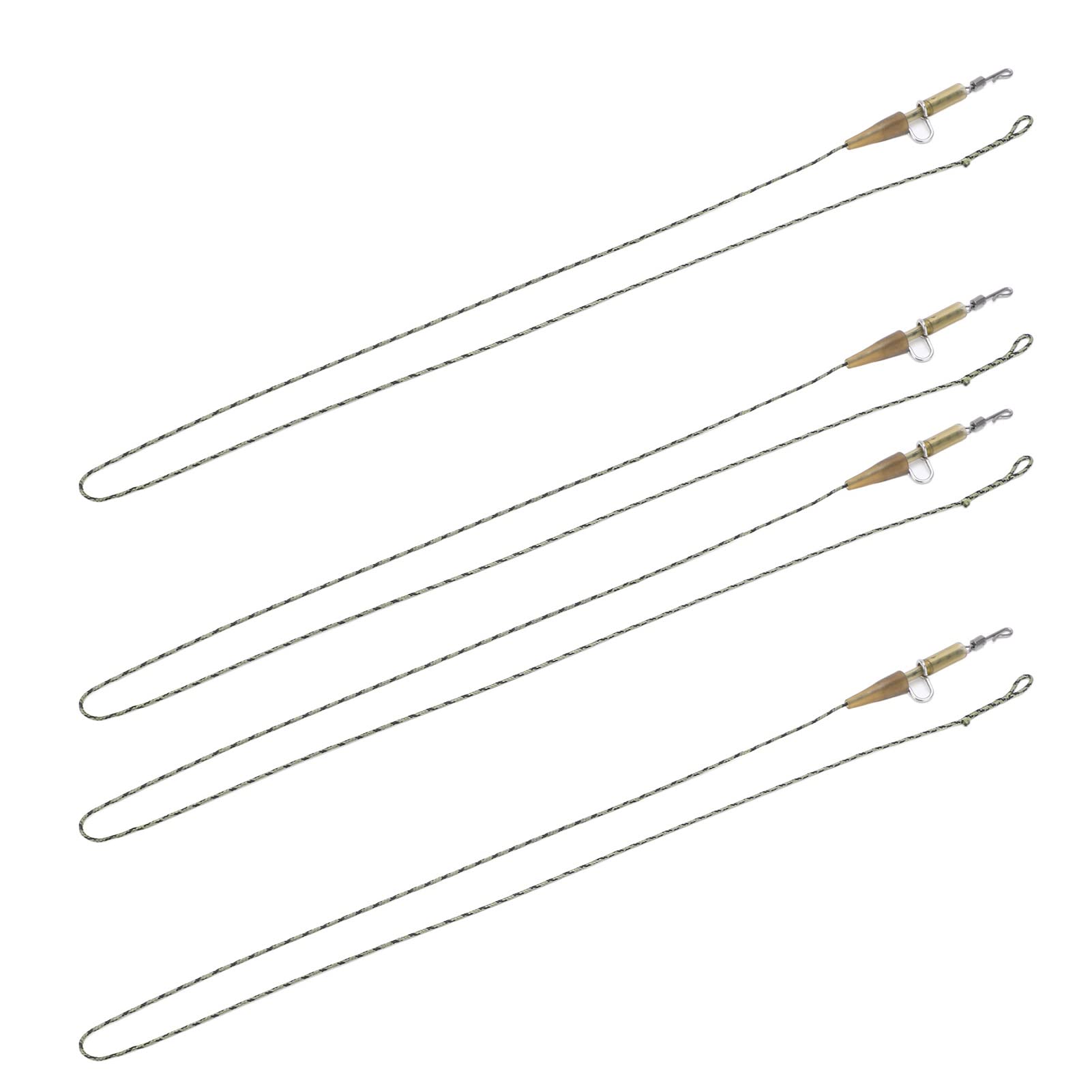 VGEBY Aparejos de Pesca Leader Clips Carp, Leaders Reemplazable Hybrid Camo Leadcore Leaders para Pescar Carp Line Juego de Pesca(Combinación LEADCLIP) Otras Herramientas Y Accesorios De Pesca