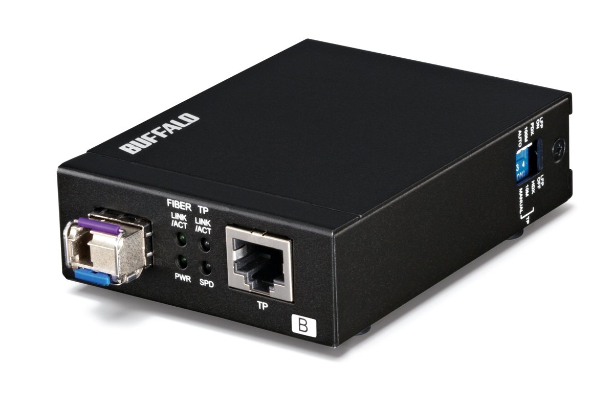 Amazon | BUFFALO Giga対応 光メディアコンバーター シングルモード用