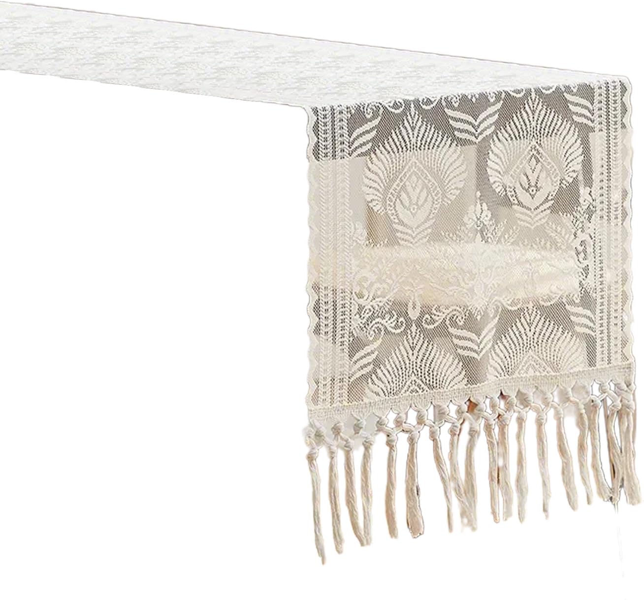 Elnwnnkc Exquisite Lace Tablecloth Table Cloth for Home Gatherings and Wedding Decorations Table Runner Cloth Linen