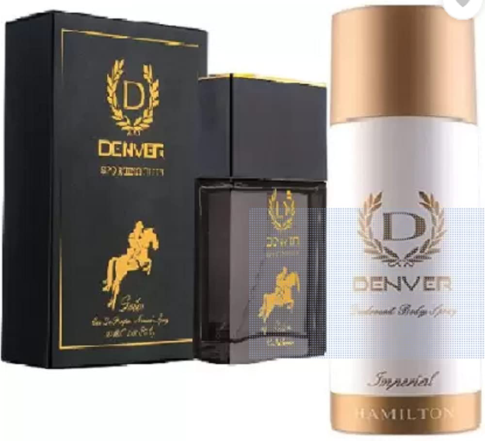 DenverSporting Club Rider Eau Parfum 60ml& Imperial Deo 165ml*& (Pack of 2)