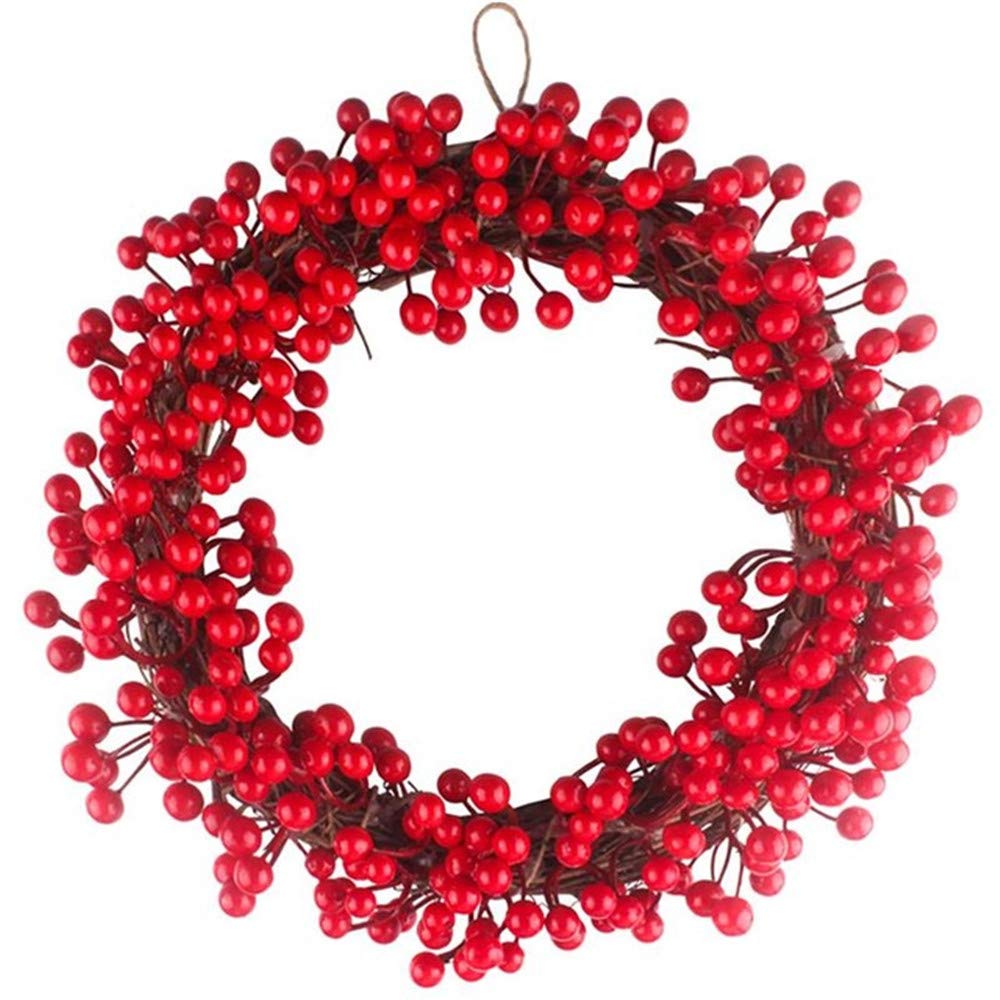 Guirlande De Noël Creative Artificielle Berry Suspendus Guirlande Porte Guirlande pour La Maison De Jardin Décor De Noël Suspendus Ornement 2