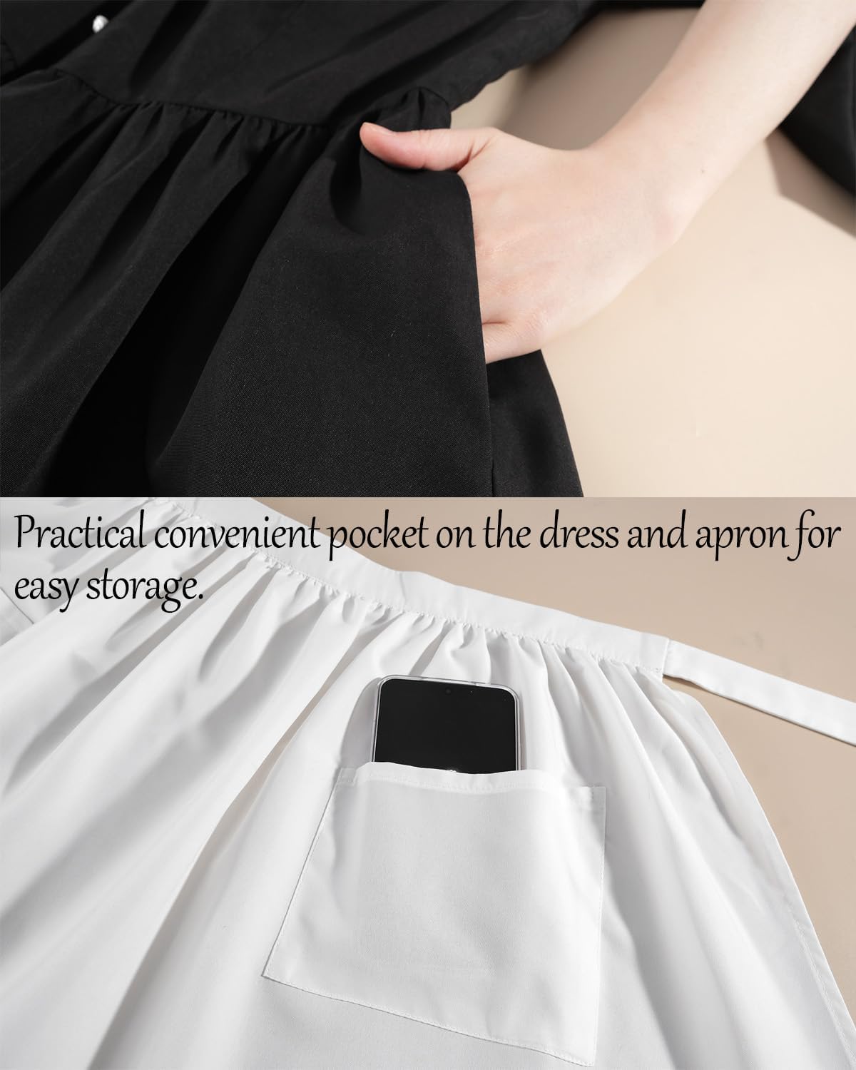 LTAKK Women Colonial Dress Pioneer Costume Pilgrim Prairie Dresses with Apron and Bonet
