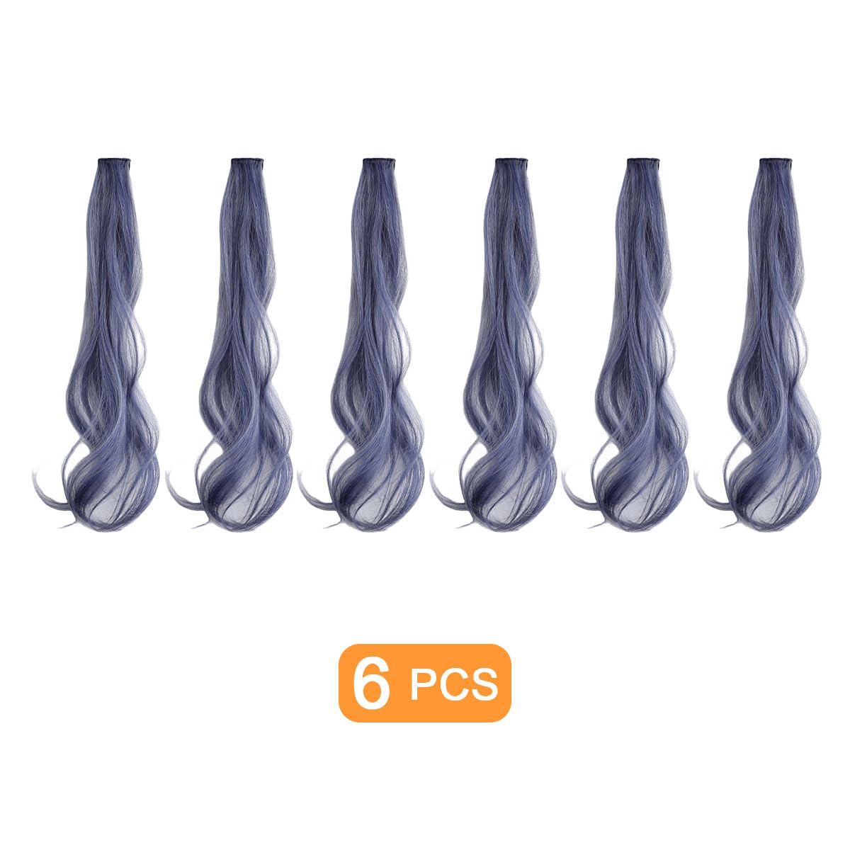 Clip in Hair Extension Brown Hairpieces for Women Party Long Hair Extensions Clip in 0135 - Image 2