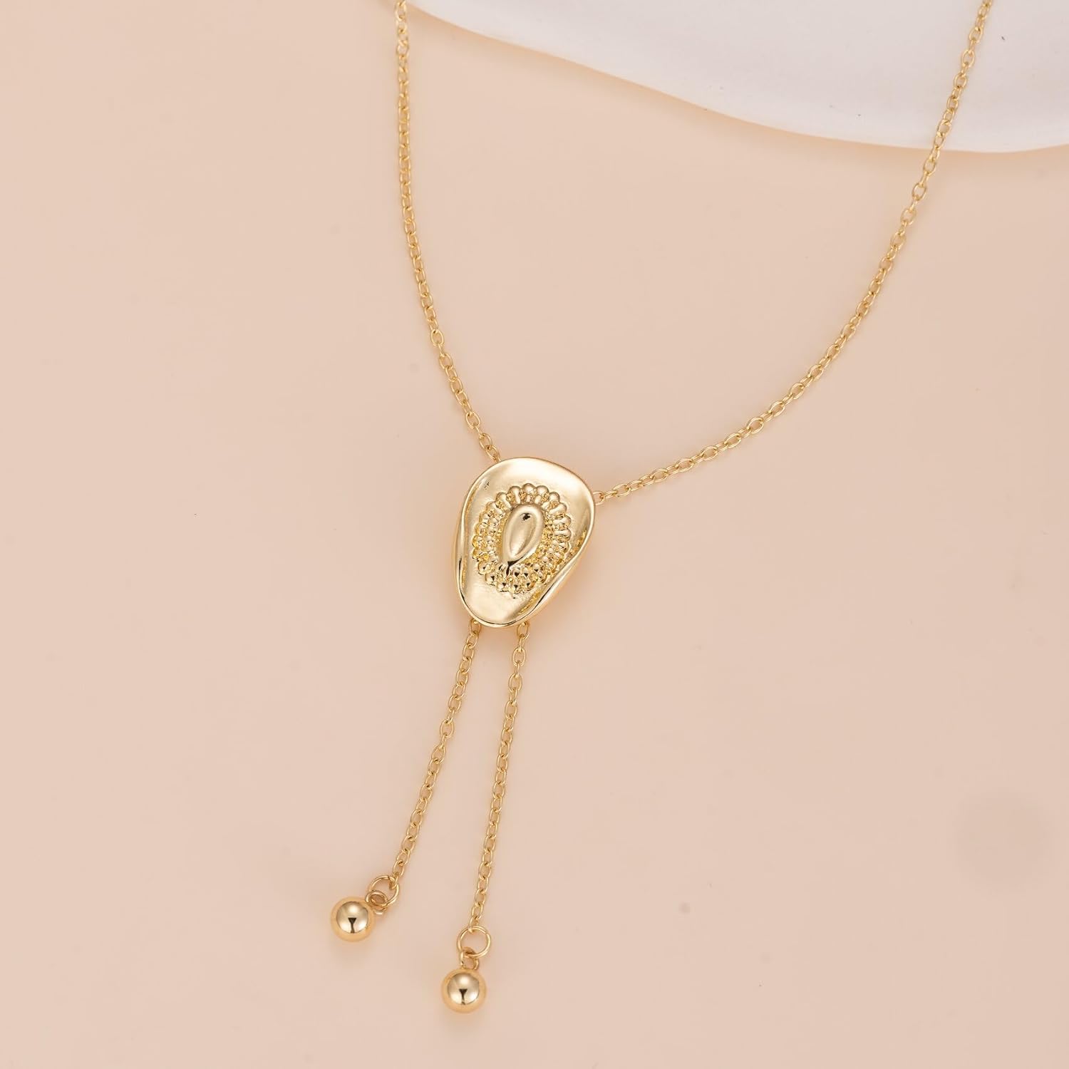 Cowboy Hat Boot Pendant Necklace for Women Layer Dainty Western Cowgirl Hat Boot Charms Chain Necklace Shell Necklace Summer Seashell Beach 18k Starfish Surfer Jewelry Gift - Image 6