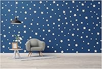 Vista 8 de Calcomanías de pared con estrellas doradas, removibles, fáciles de despegar, para decoración del hogar, paredes pintadas de vinilo metálico