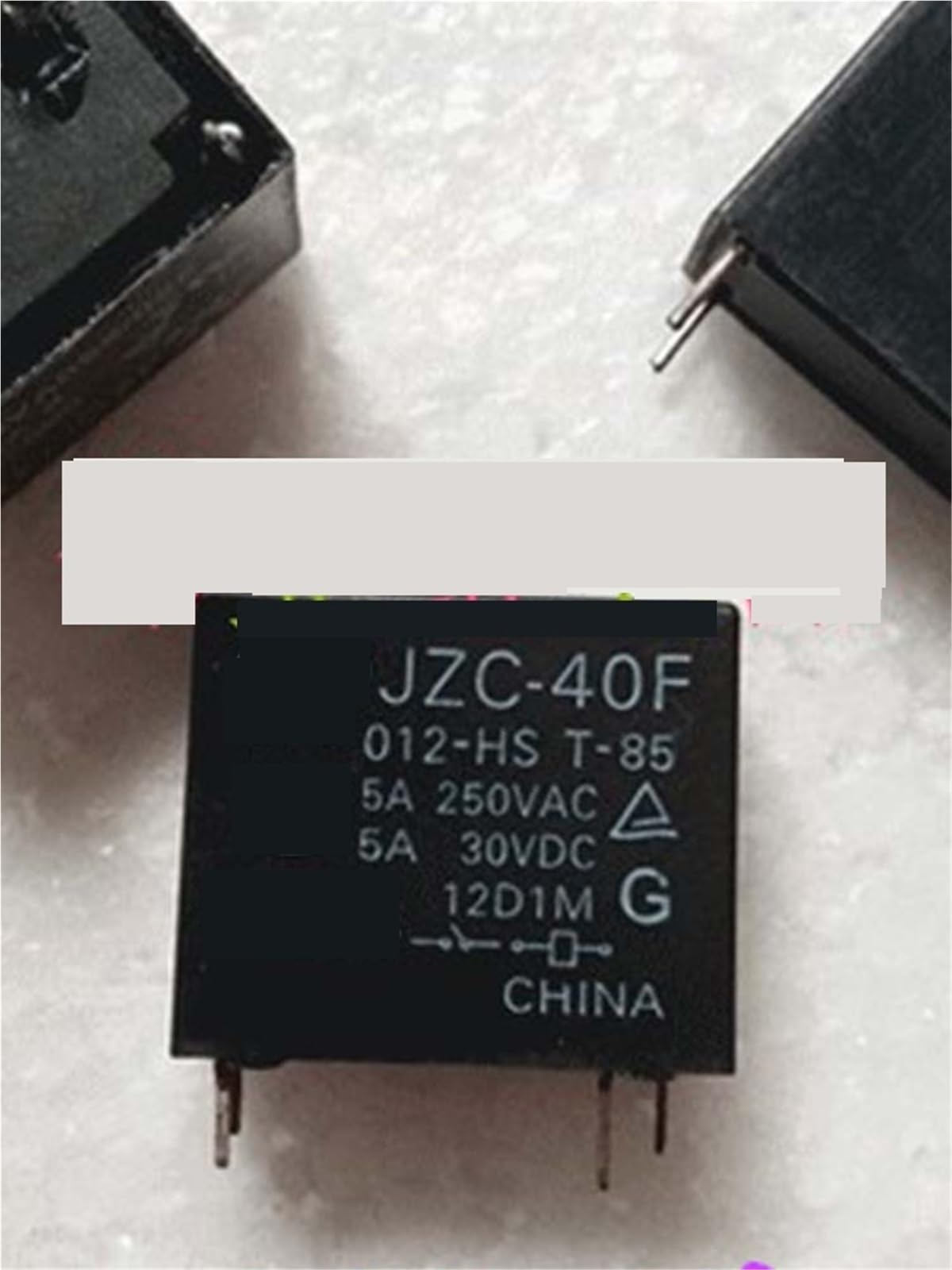 Relés de 12V JZC-40F 012-HS 5A micro relé de 4 pines para circuitos impresos 2