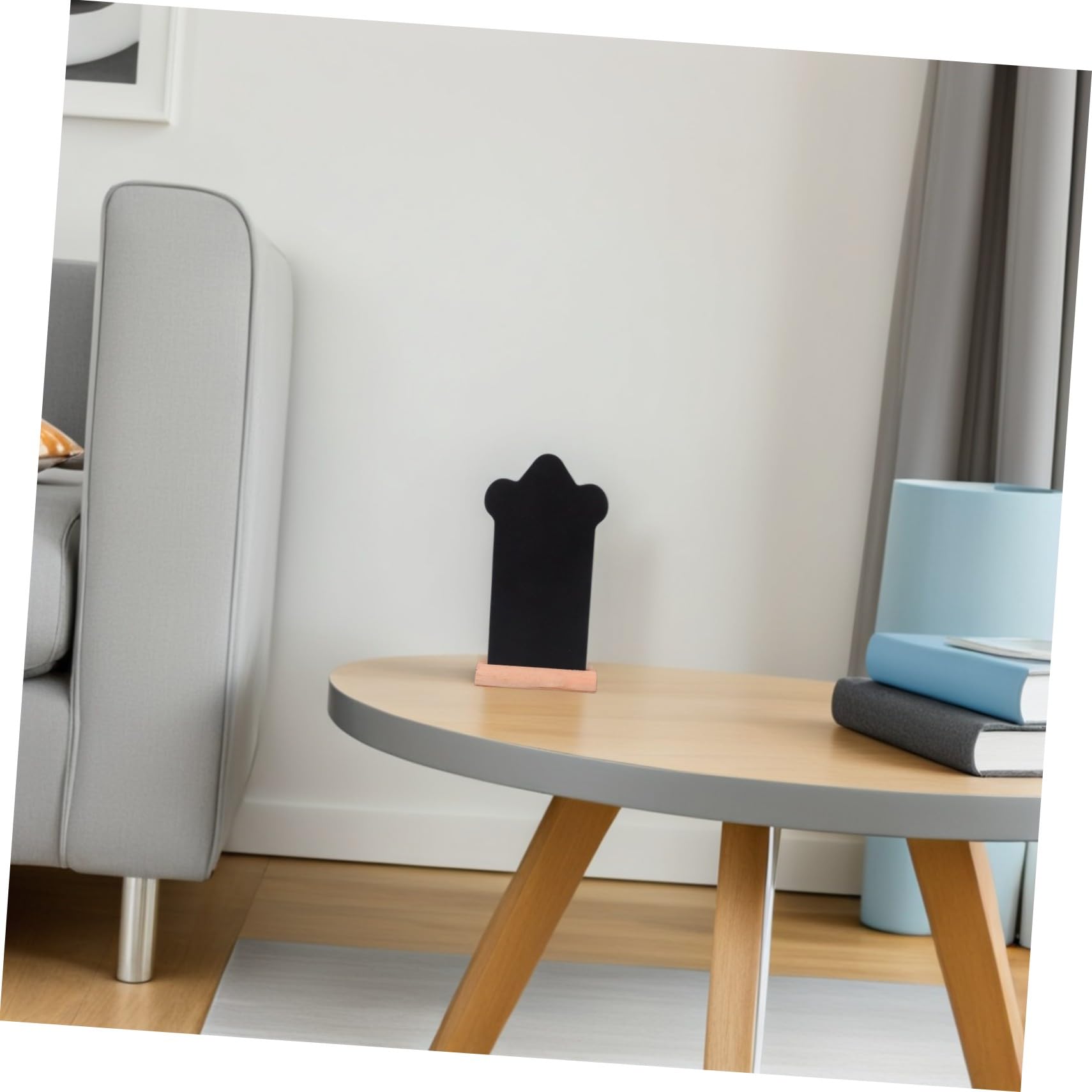 Alipis 16 Stück Teiliges Mini-kreidetafel Stabilem Sockel Doppelseitige Abwischbare Kreidetafeln in Einzigartiger Sargform Vielseitig für Hochzeit Küche Food-display und Tischdekoration