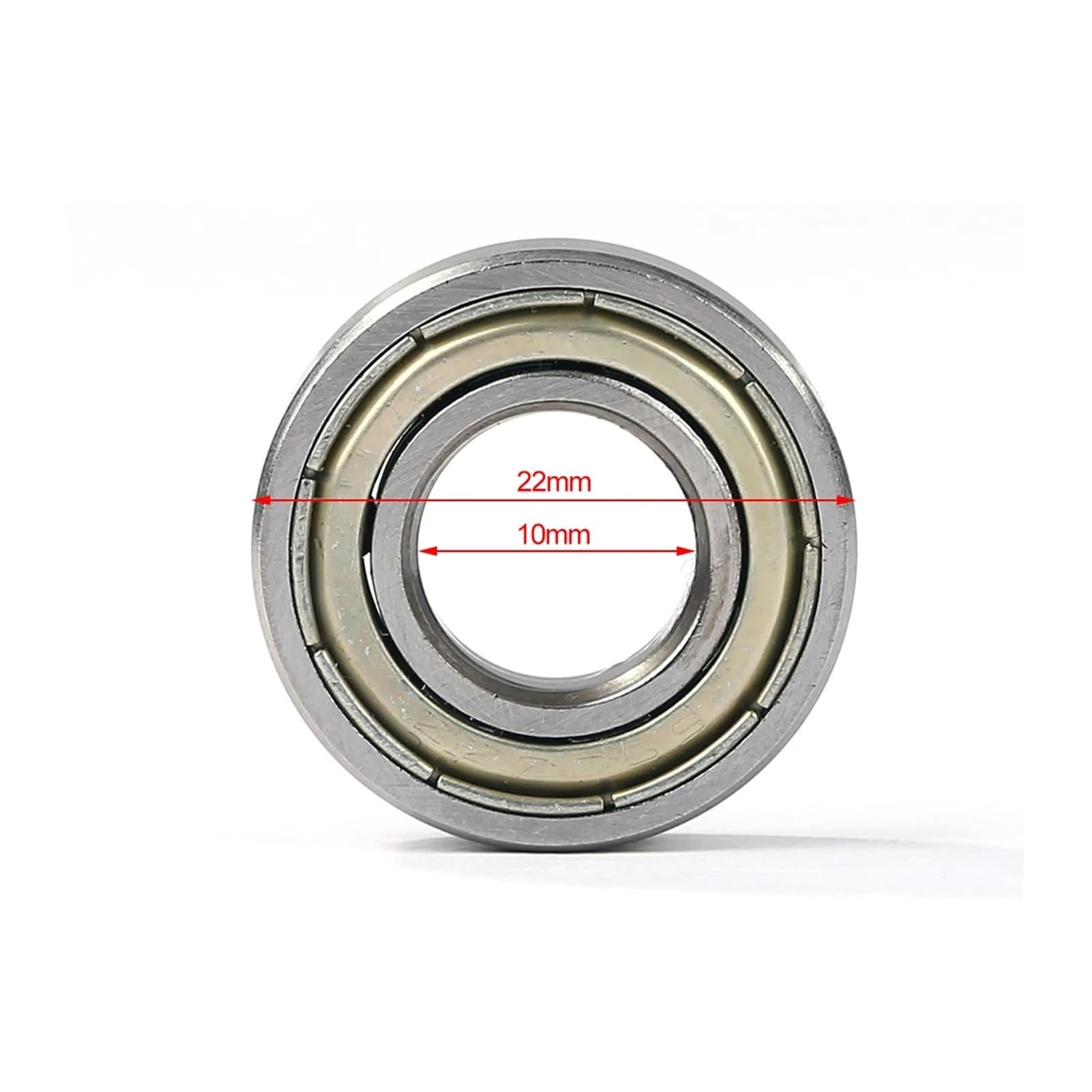 Rodamientos De Bolas Miniatura Ranura Profunda Metal for Doble Blindaje For Monopatín (10-100 Unidades, 607zz, 623zz, 625zz, 626zz Y 685zz)(61900zz,80PCS)