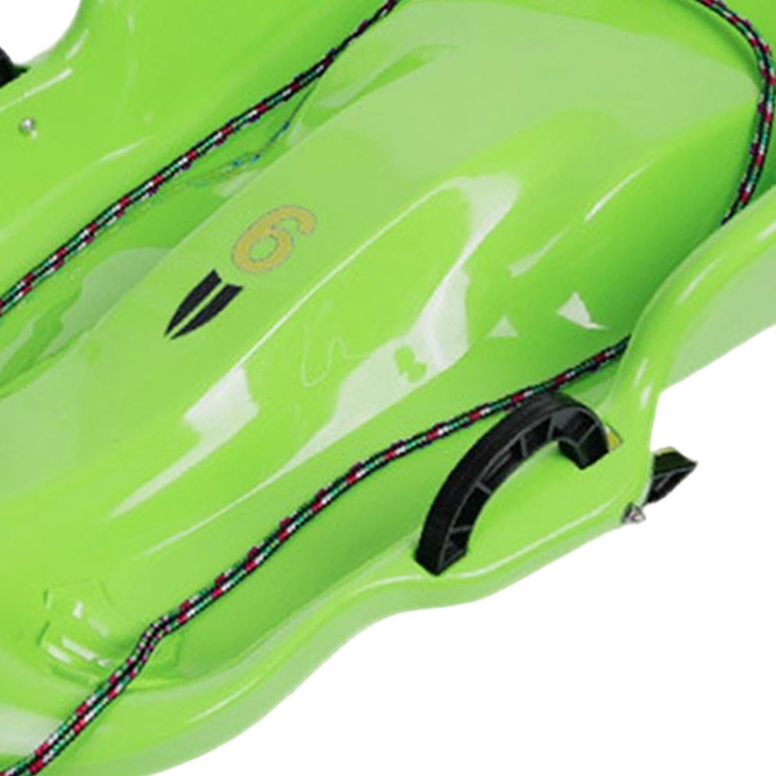 Luge Portable Robuste pour Neige, Gazon et Sable, avec Corde de Traction et Freins de sécurité. Idéale pour Les Enfants et Les Tout-Petits, pour