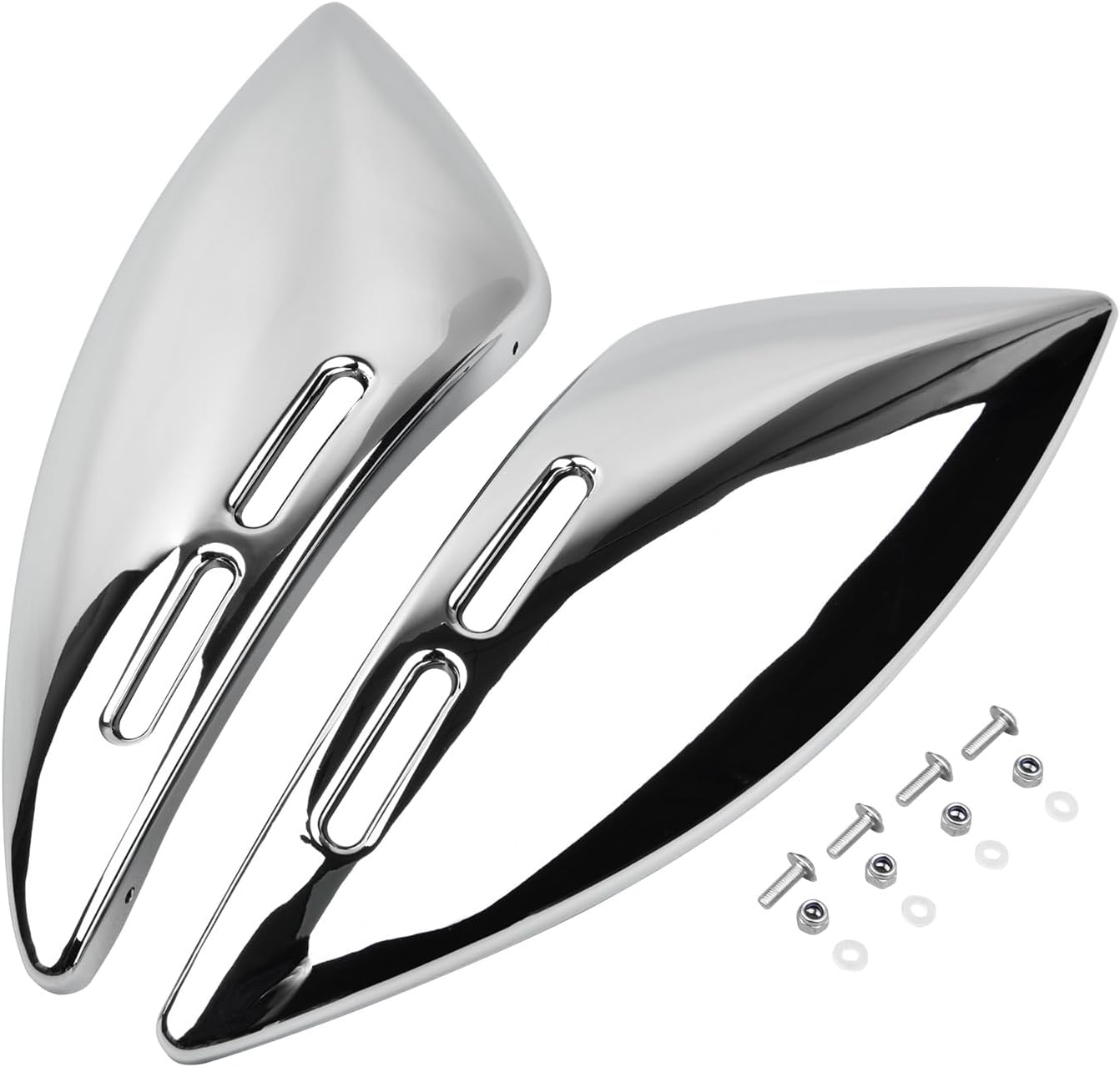 Tank Side Cover Compatible with Z900RS / CAFE/SE (2018-2025), ABS Plastic Side Panel Cover Frame Guard Fairing Bodywork Kit (Chrome Plating)