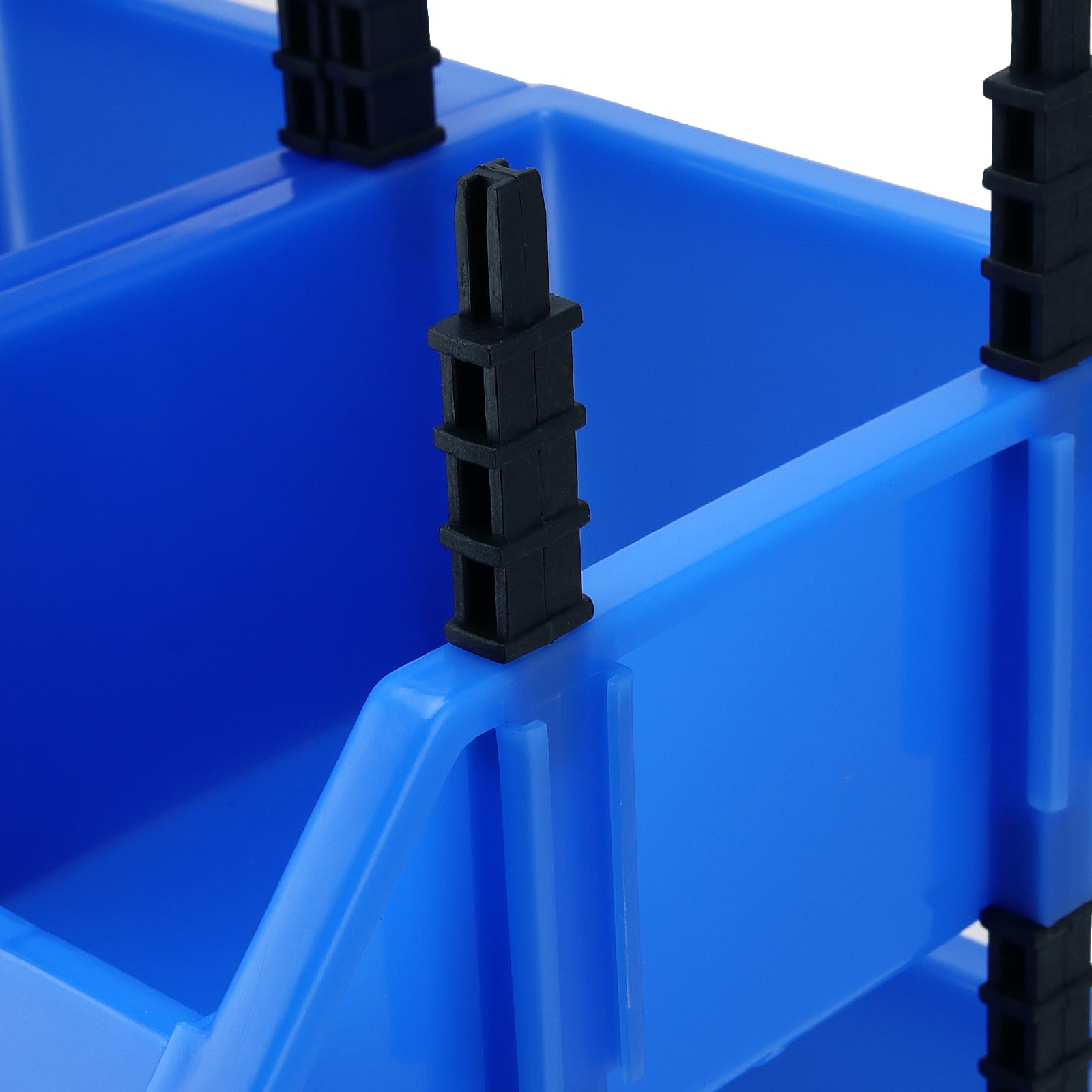 Snapklik.com : 12 Pack Blue Garage Storage Tool Bin, 7.09 X 4.72 X 3.15 ...