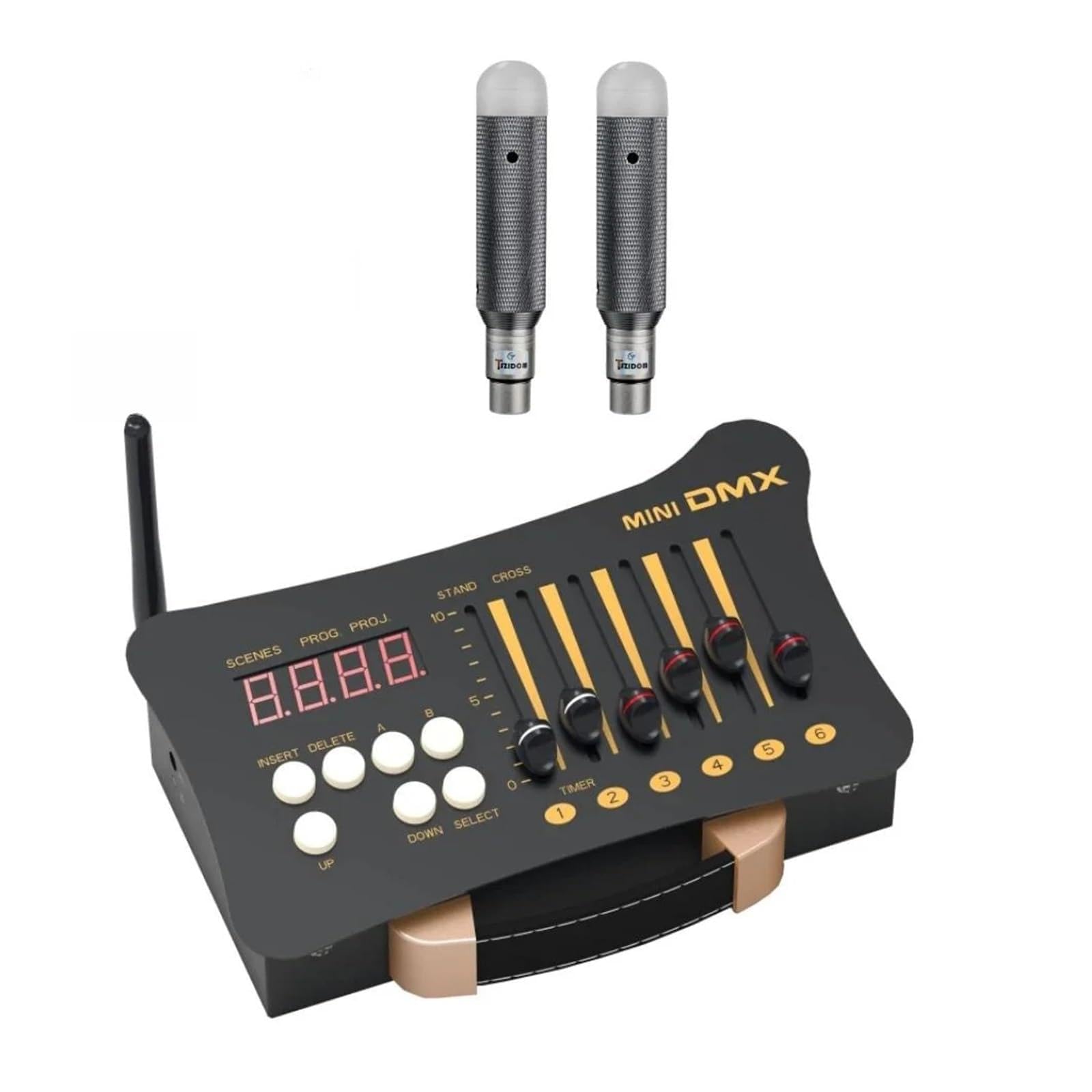 DMX Controller, DMX Controller Disco Light, 1pcs DMX512 + Charging Receiver Party DJ Sta Ligh Combination(1 and 2)