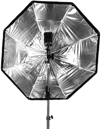 Miniatura 3 de Godox Softbox portátil octágono de 47.2in, 47 pulgadas, caja de reflexión compatible con Godox TT600 TT685C TT685N TT685S V860II-C V860II-N Flash