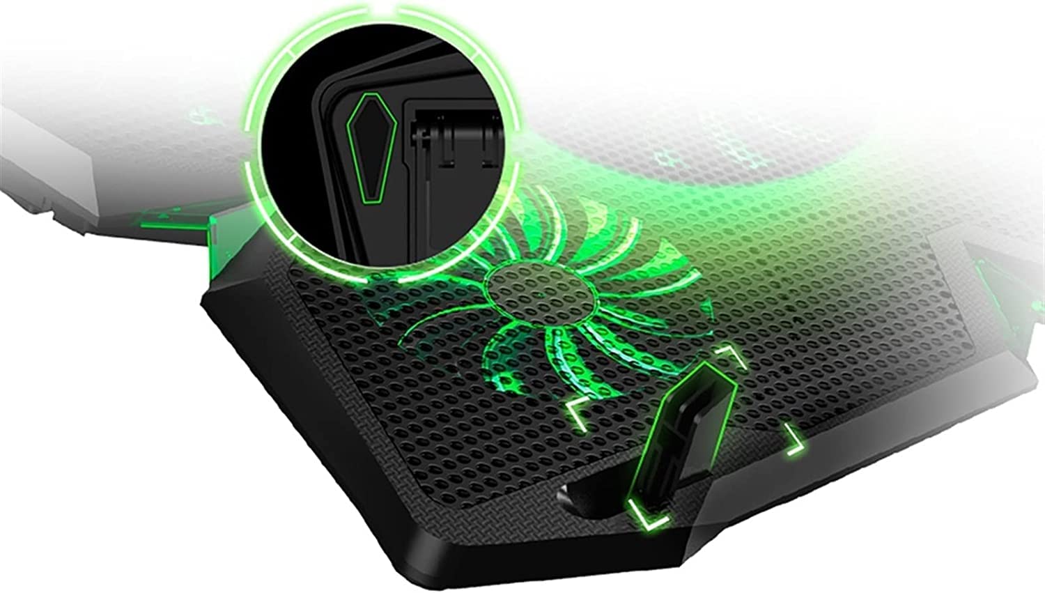 Chłodziarka do Laptopa Przenośny Podstawka Chłodząca Do Laptopa USB Ultra Cicha Podstawka Chłodząca Do Laptopa Z Portem Wentylatora Podkładka Chłodząca Do Gier Stojak na Wentylator do Laptopa