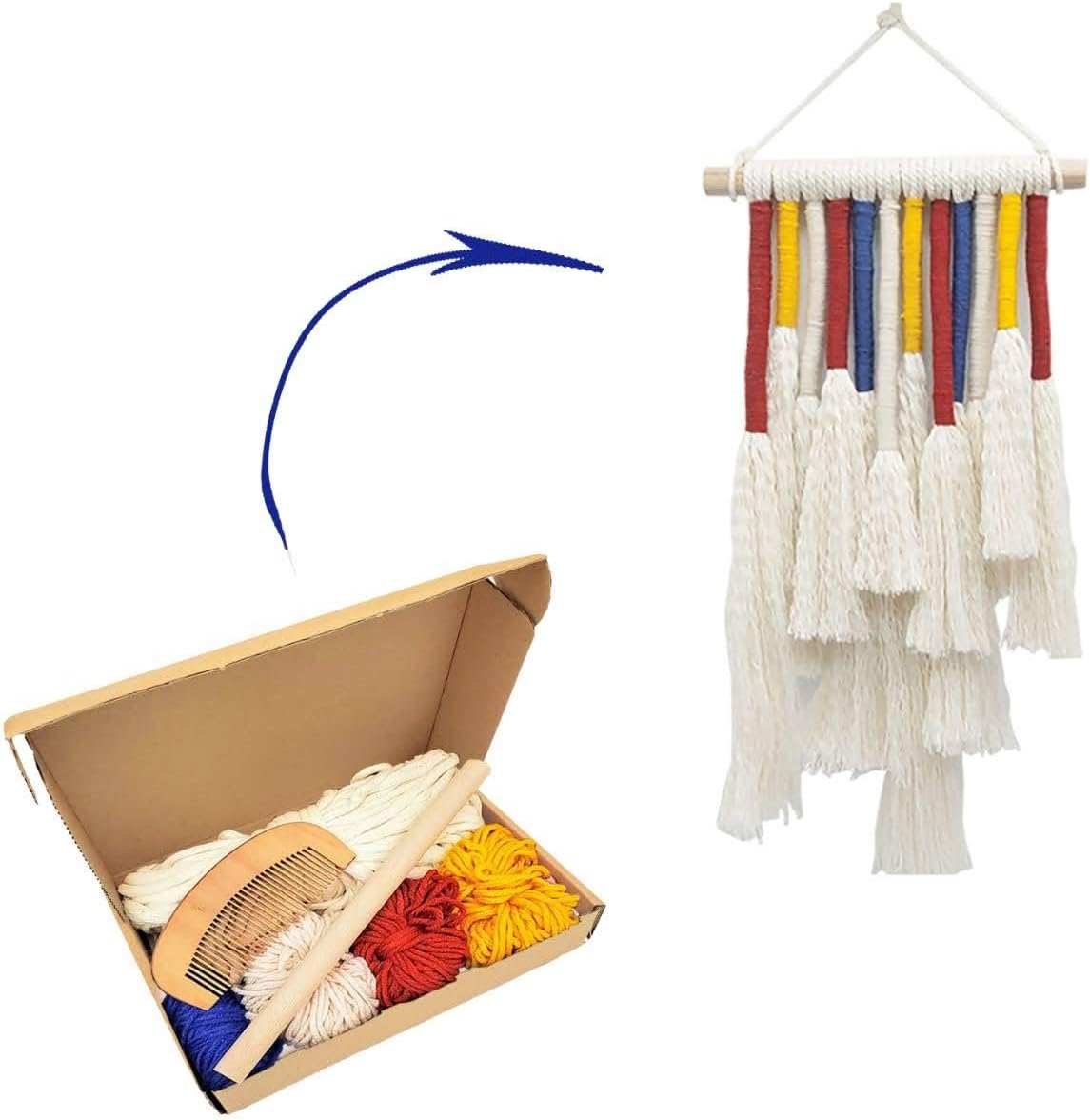 Macrame Wall Hanging Kit for Adults Beginners Easy DIY
