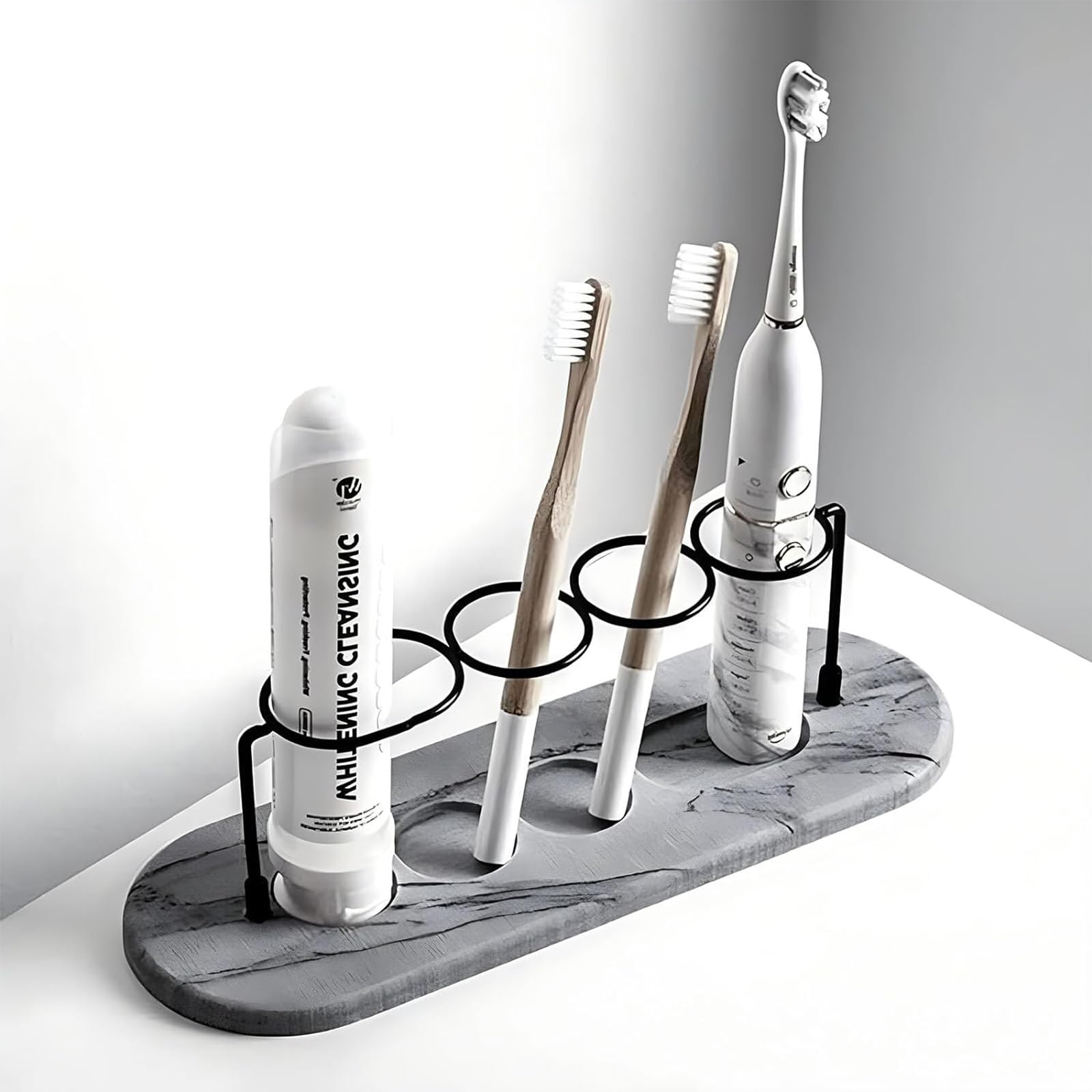 Amazon｜歯ブラシ スタンド 珪藻土 立て ホルダー おしゃれ 歯磨き粉