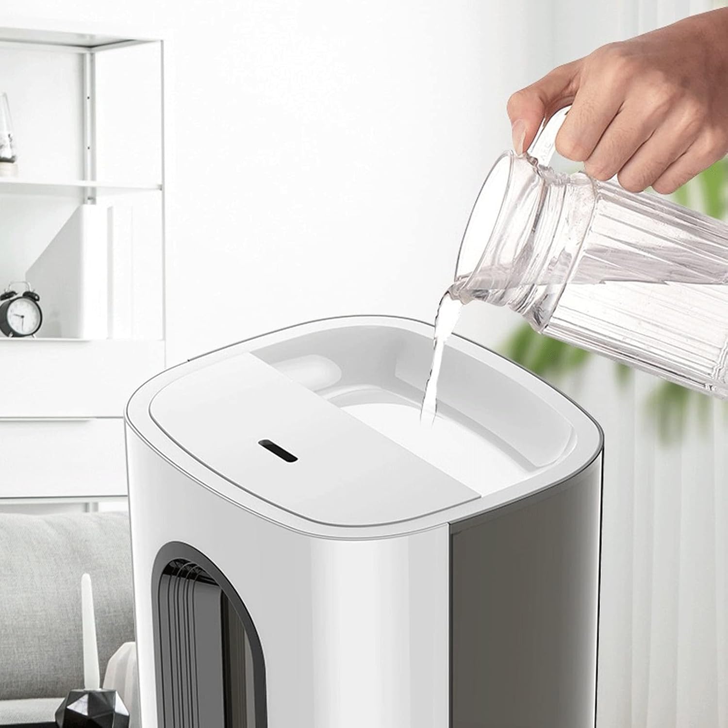 Top Fill Humidifiers For Bedroom Large Room Nursery, Cool Mist Humidifier With Ultrasonic Quiet, Auto Shut-off And Easy To Clean, White Mist Humidifier