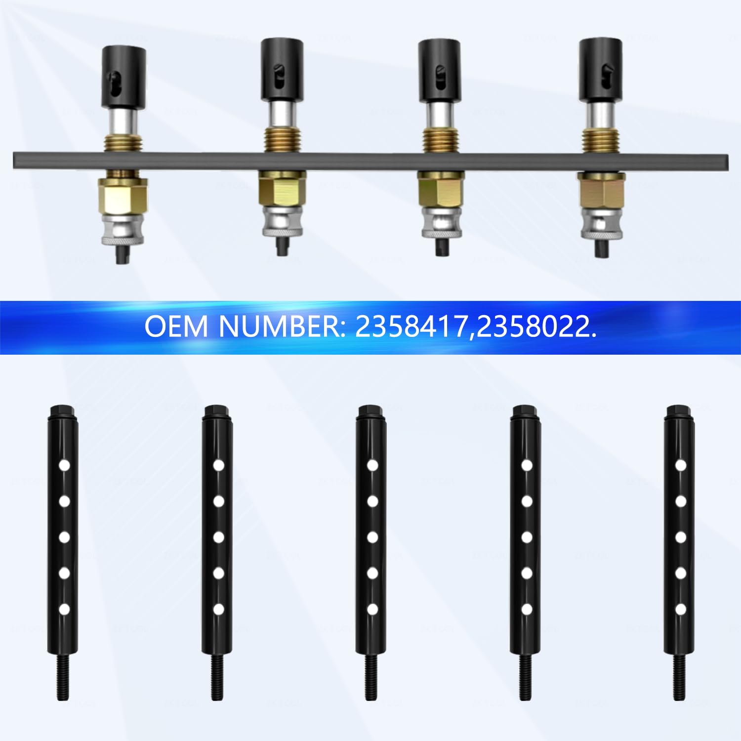 ZKTOOL Kit di attrezzi per la rimozione dell'iniettore di carburante adatto per motori BMW B36 B38 B48, 83 30 2 385 417.
