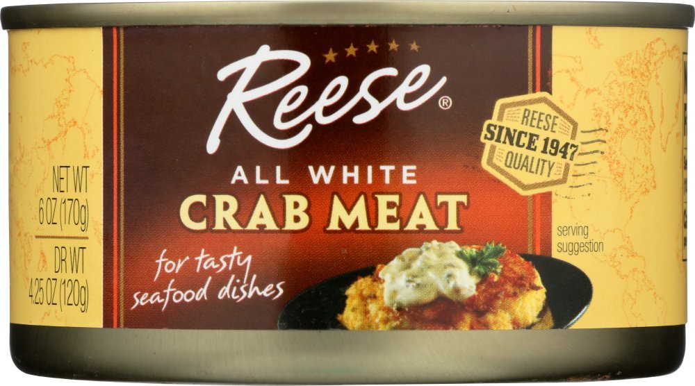 Reese All White Crabmeat, 6-Ounces (Pack of 12)