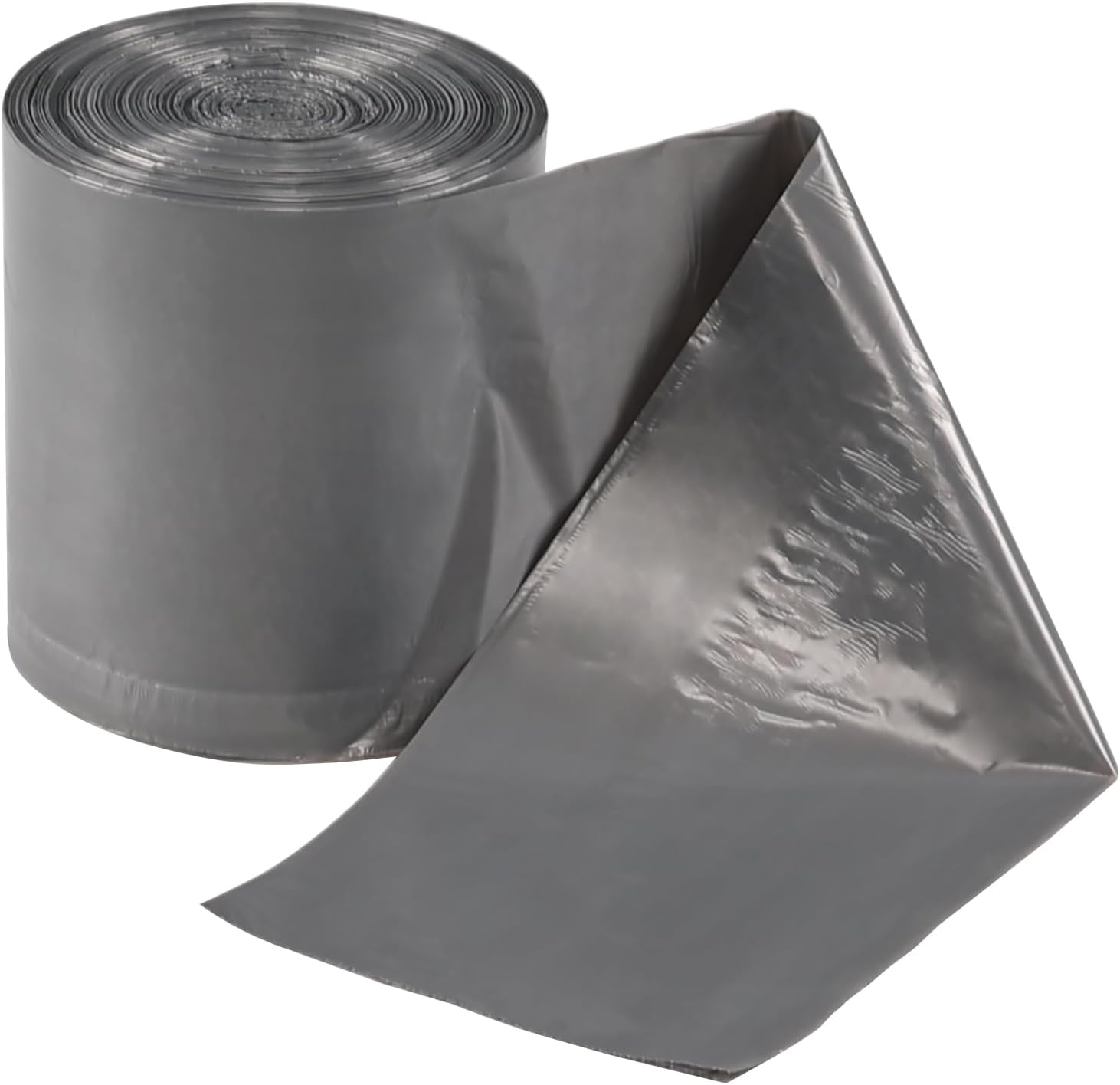 Rosebloom 18 Gallons Large Garbage Bags, Tall Trash Bags, Gray, 100 Counts
