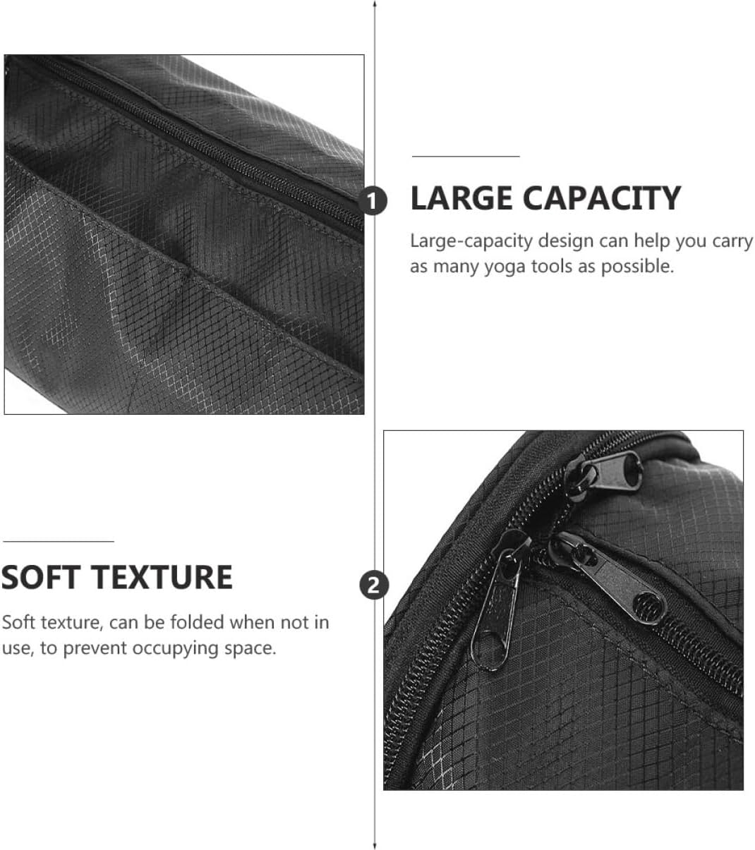 Single-shoulder Yoga Canvas Storage Pouch Yoga Mat Cover Bag for Women